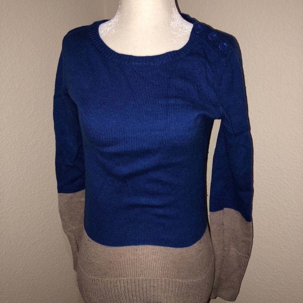 Express Color block Sweater sz S